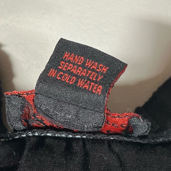 Advance Apparel Boho Half Tie Dye Mid Calf Wide Leg Capri Culottes Pants SMALL - Picture 12 of 12